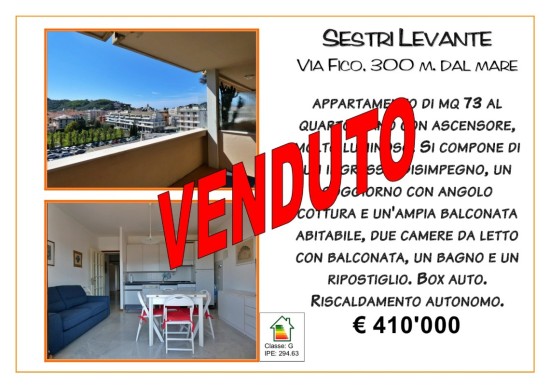 Vendita Case a Sestri Levante e nel Tigullio